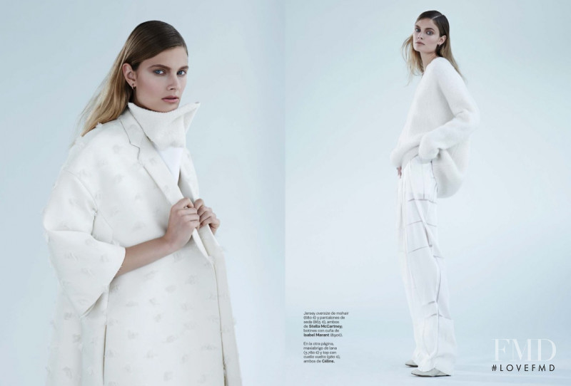 Constance Jablonski featured in Futuro En Blanco, December 2013