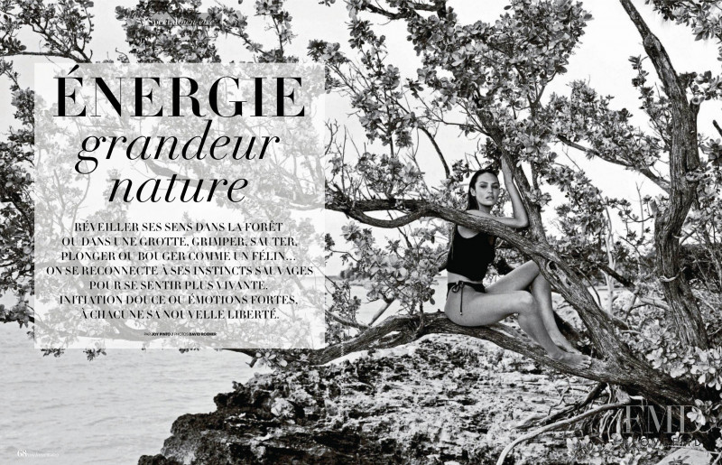Candice Swanepoel featured in Energie grandeur nature, July 2021