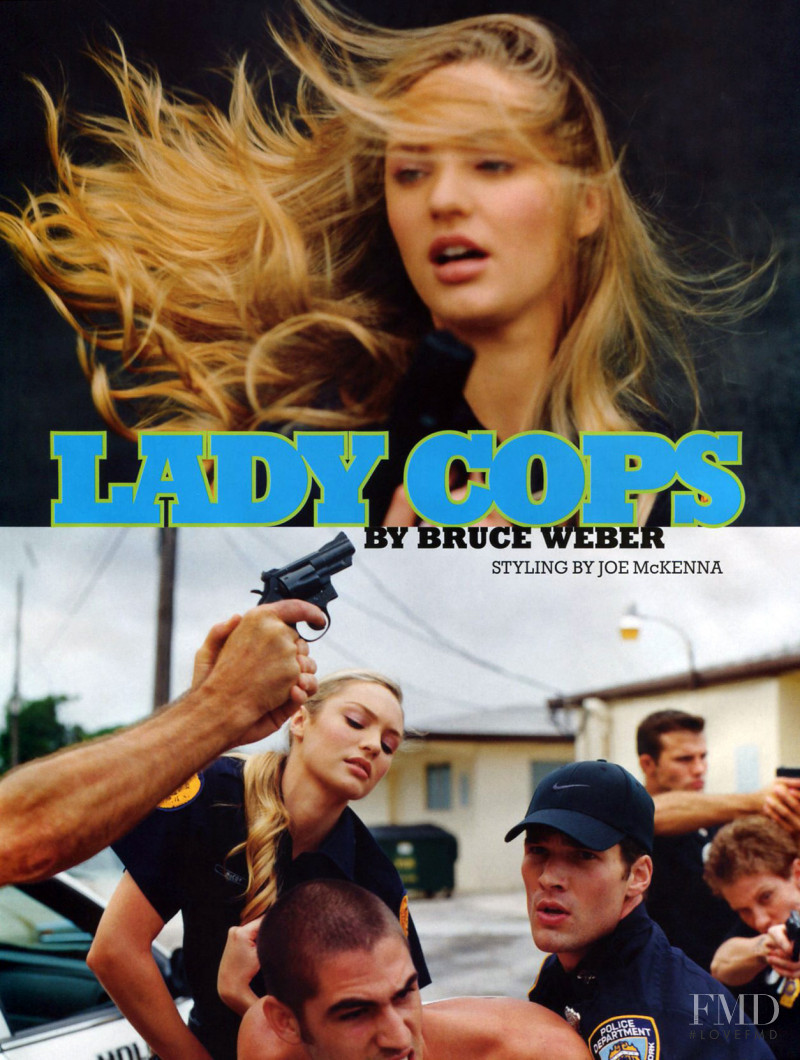 Candice Swanepoel featured in Lady Cops, March 2010