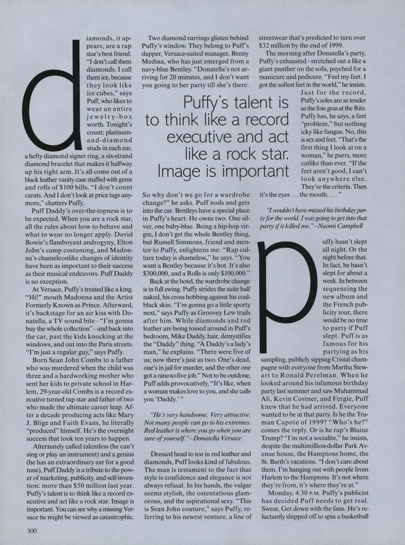 Vogue\'s Point of View: Puffy Takes Paris, October 1999