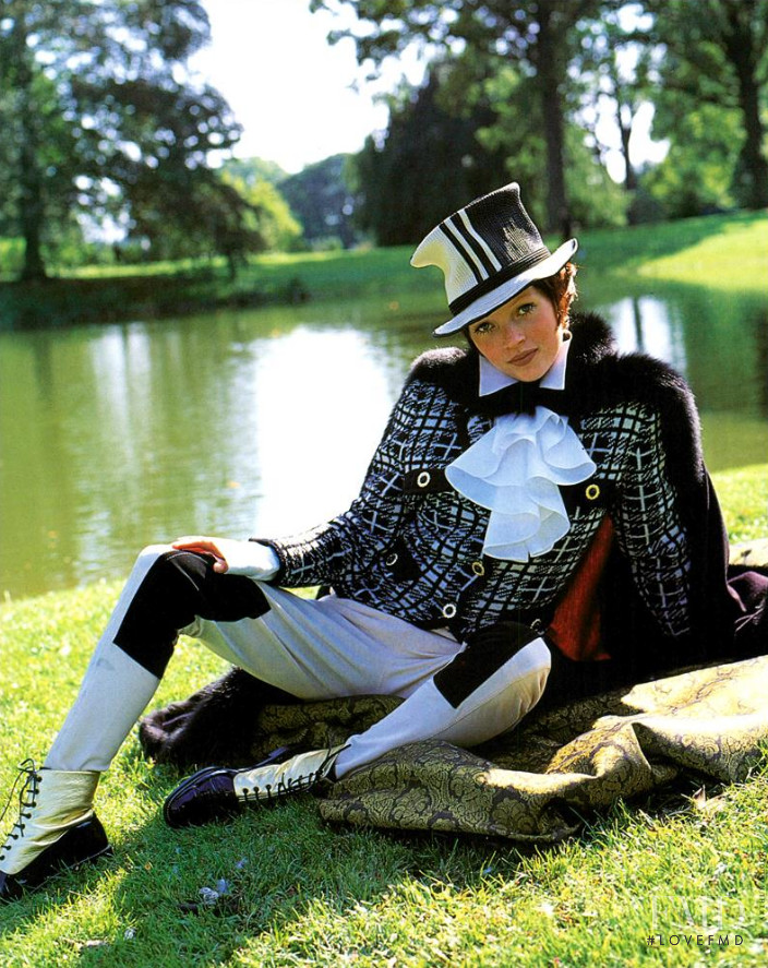 Kate Moss featured in Do You Remember Barry Lyndon?, November 1992