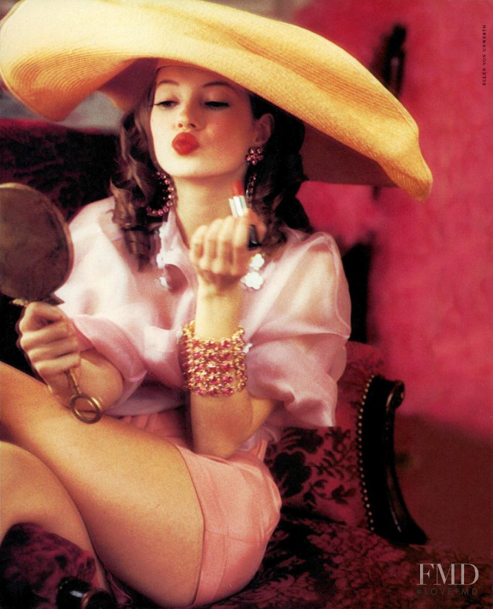 Kate Moss featured in Charming Lolita, April 1992