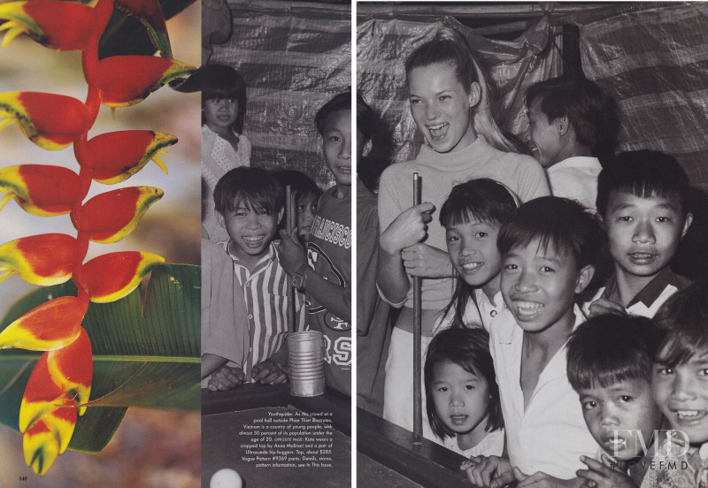Kate Moss featured in Good Morning, Vietnam, June 1996