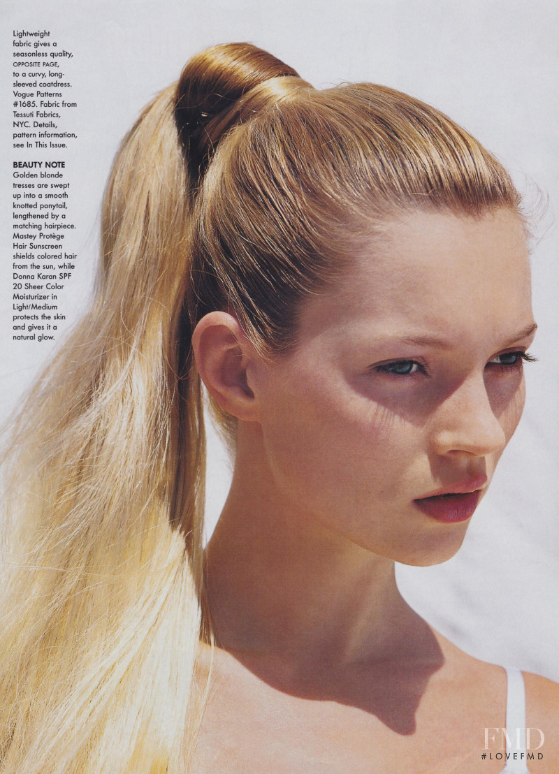 Kate Moss featured in Summer Stock, June 1996