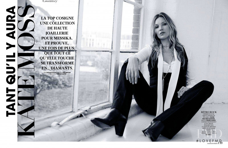 Kate Moss featured in Tant Qu\'Il Y Aura, December 2020