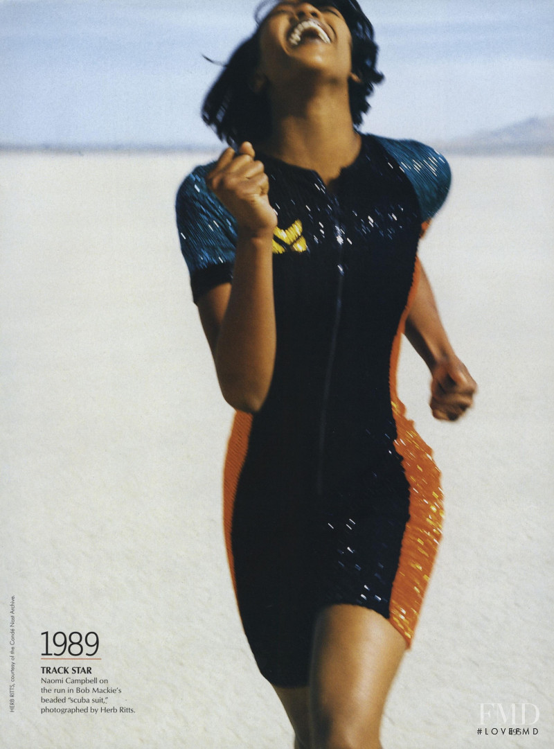 Naomi Campbell featured in 1980s, November 1999