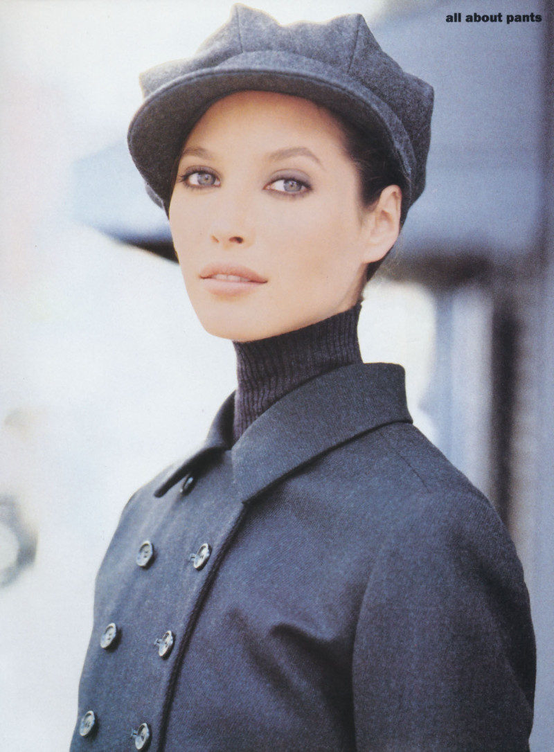 Christy Turlington featured in All About Pants, August 1993