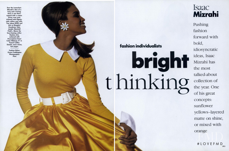 Naomi Campbell featured in Fashion Individualists: Bright Thinking - Isaac Mizrahi, February 1991