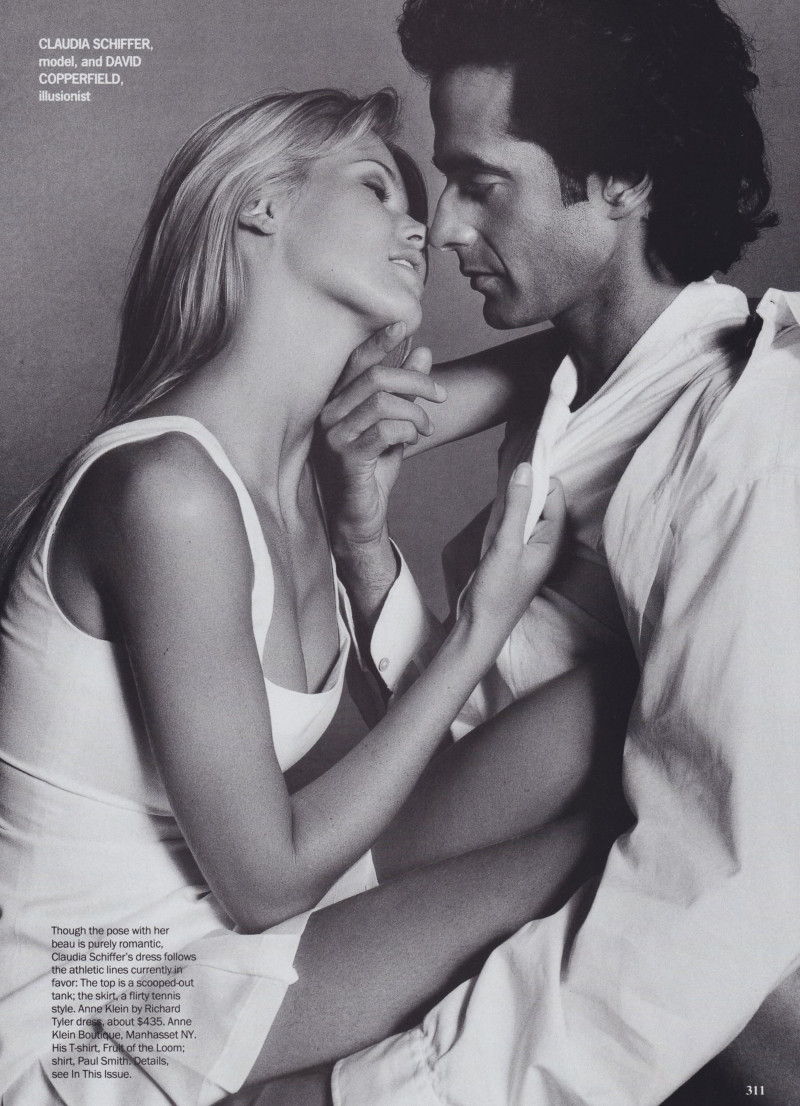 Claudia Schiffer featured in The White Album, April 1994