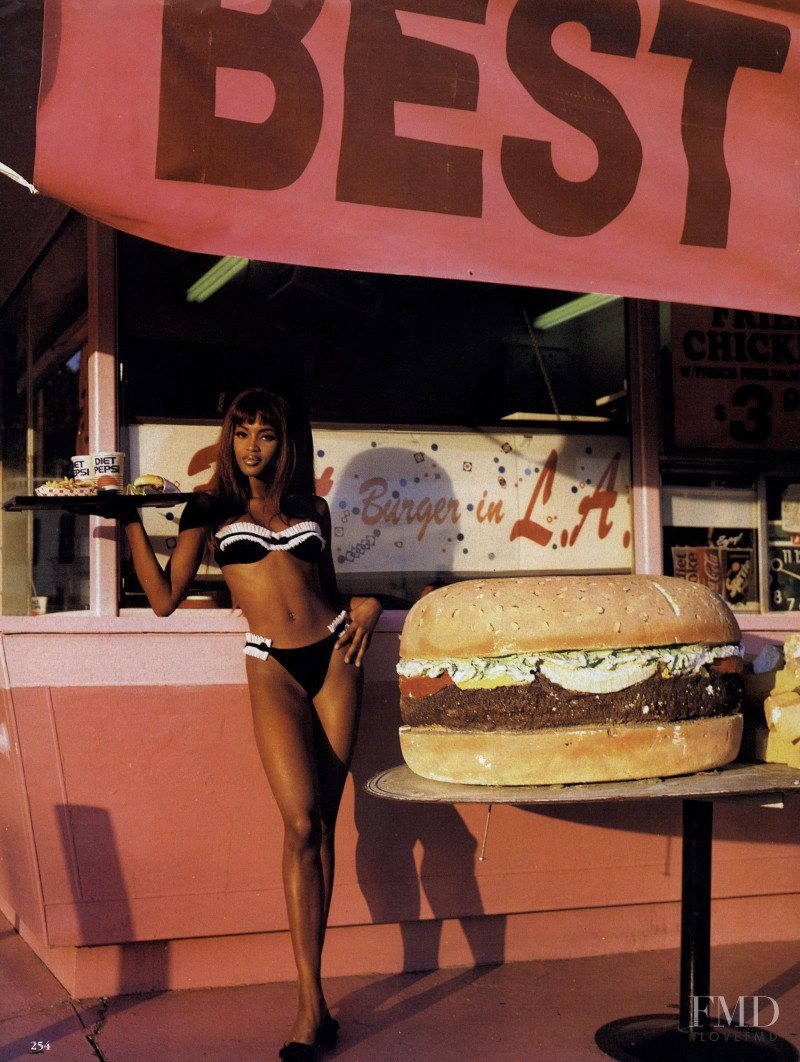 Naomi Campbell featured in Beyond the Beach, May 1991