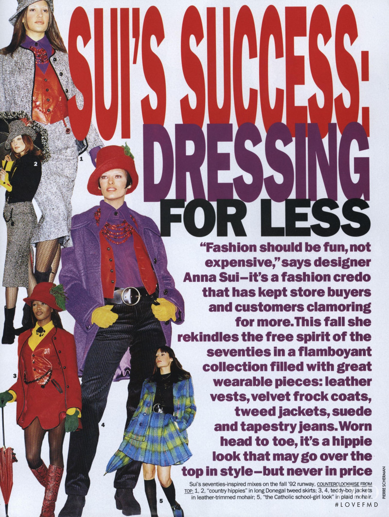 Sui\'s Success: Dressing for Less, September 1992