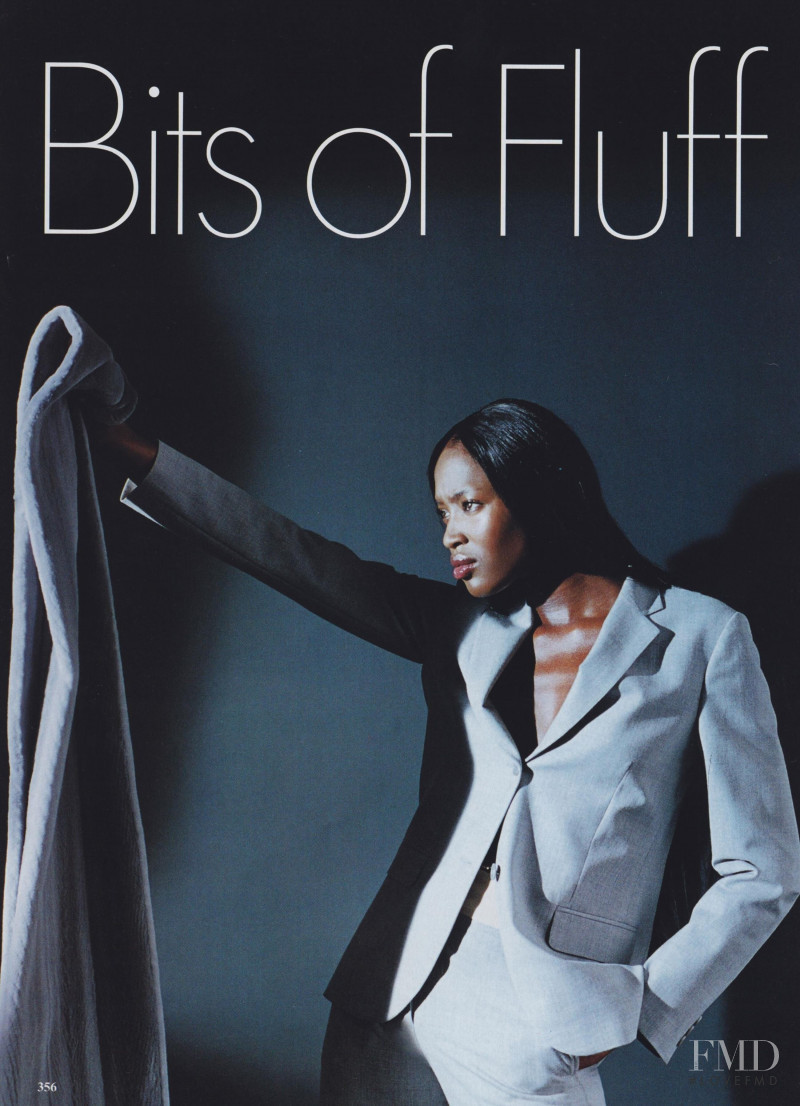 Naomi Campbell featured in Bits of Fluff, November 1997