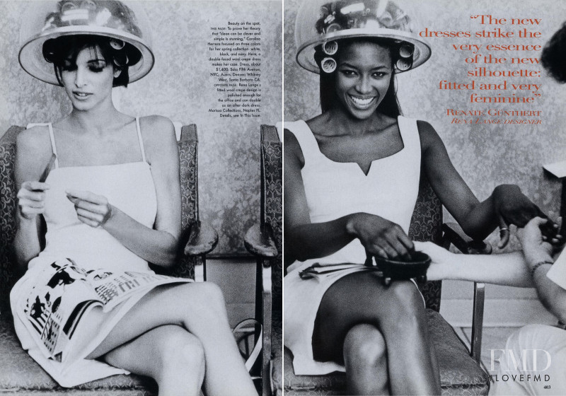 Naomi Campbell featured in Working the Day Shift, March 1996