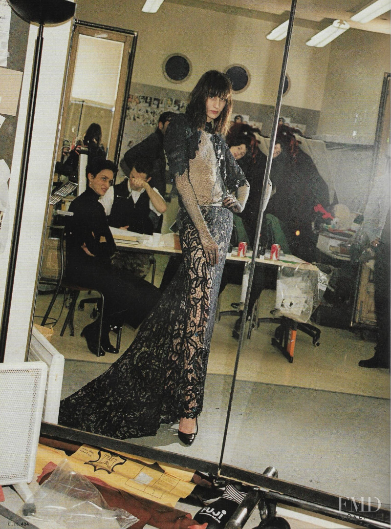 Erin O%Connor featured in Couture, March 2003