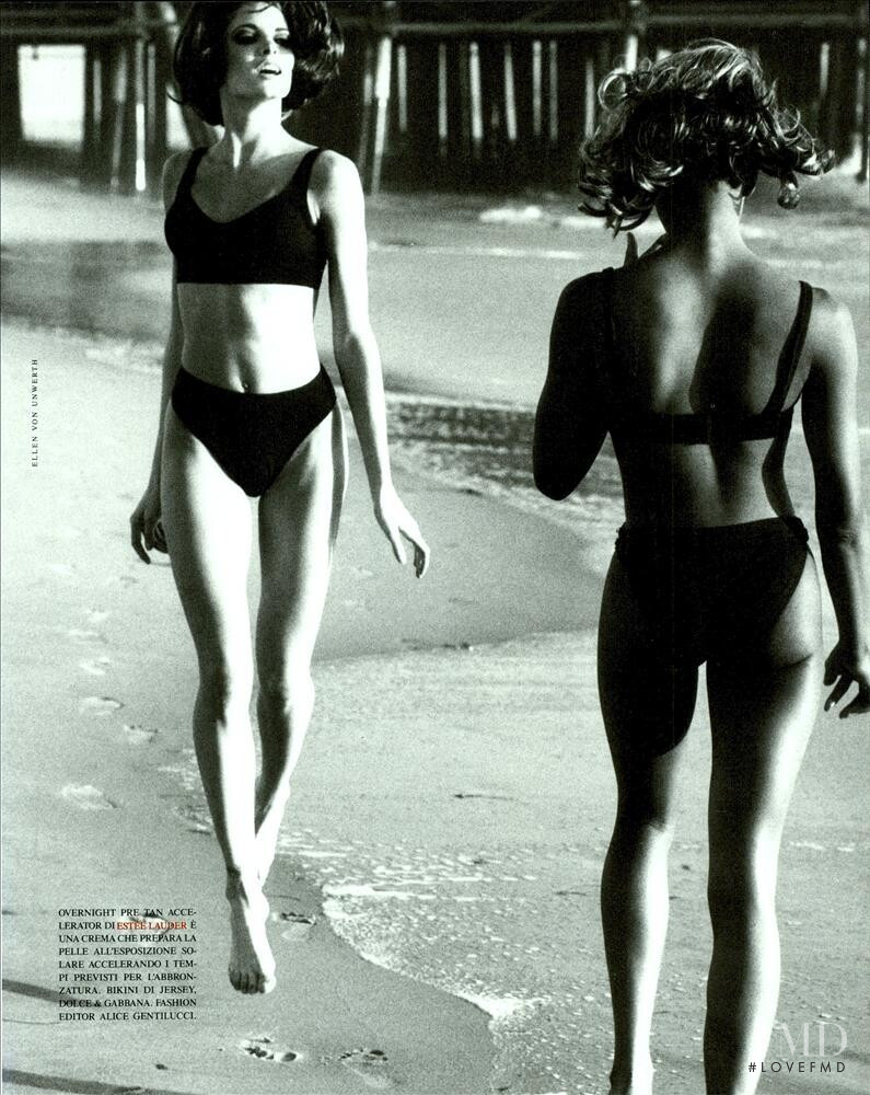 Naomi Campbell featured in Summertime, May 1994
