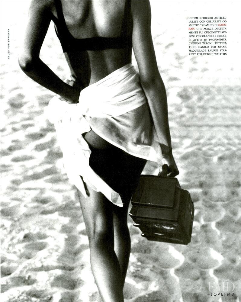 Stephanie Seymour featured in Summertime, May 1994