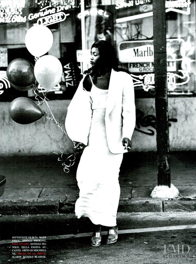 Naomi Campbell featured in Vera Seduzione, May 1994