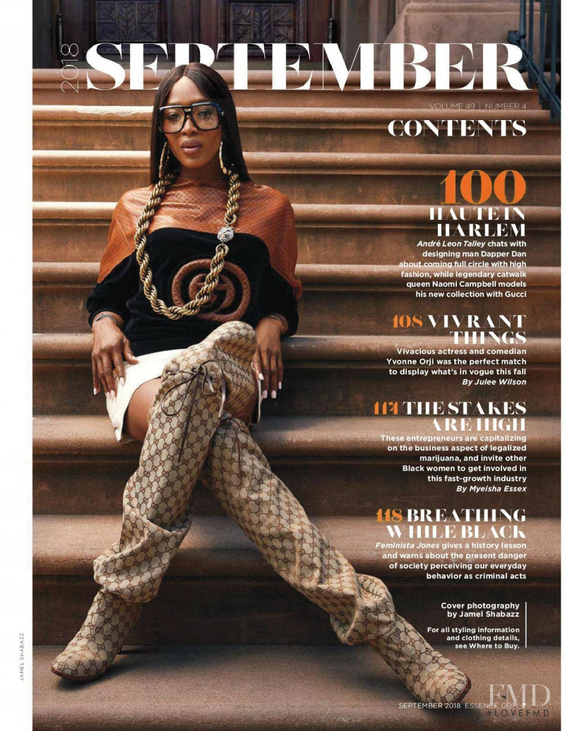 Naomi Campbell featured in Haute In Harlem, September 2018
