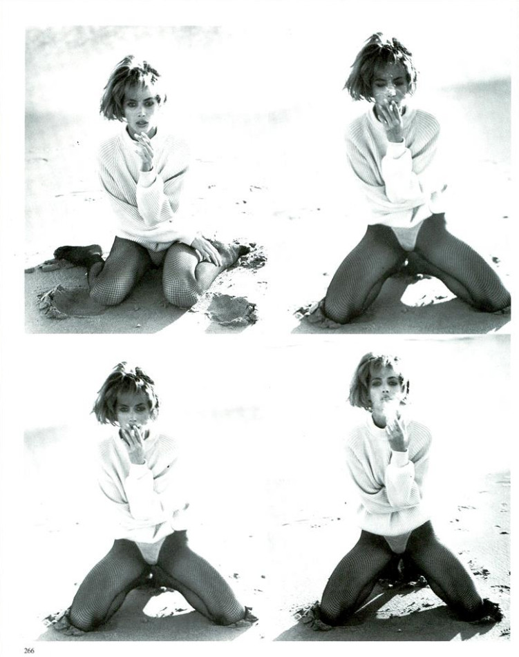 Christy Turlington featured in L.A. Stravaganza, December 1989