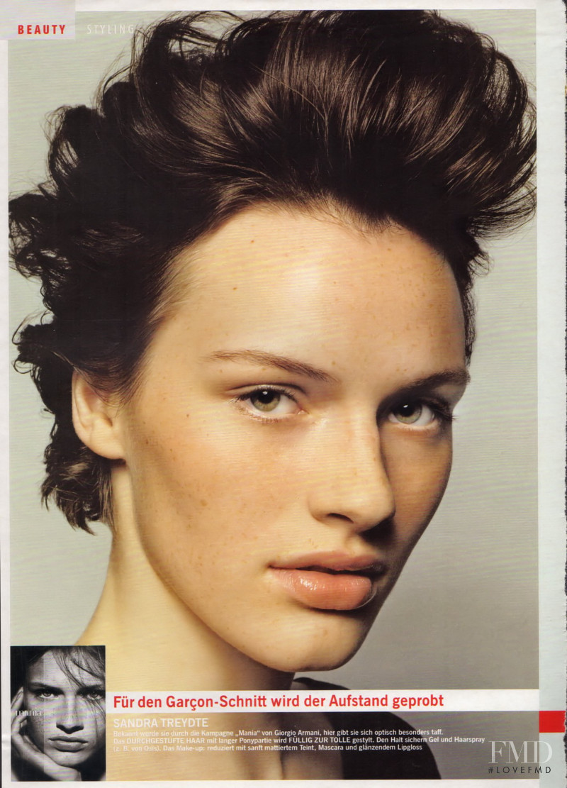 Sandra Treydte featured in Einfach Chic, December 2003