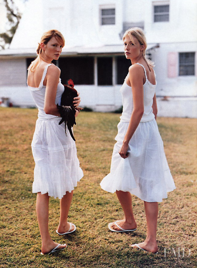 Sarah Schulze featured in White, April 2002