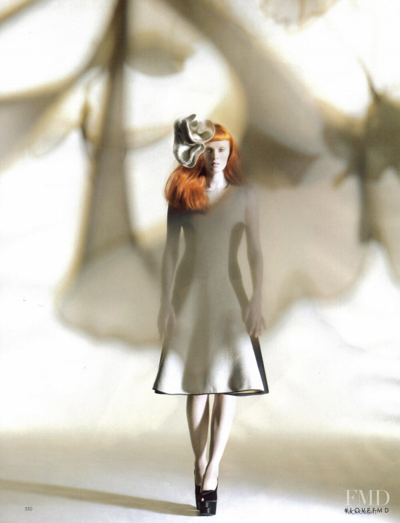 Karen Elson featured in Sculpture Class, October 2008