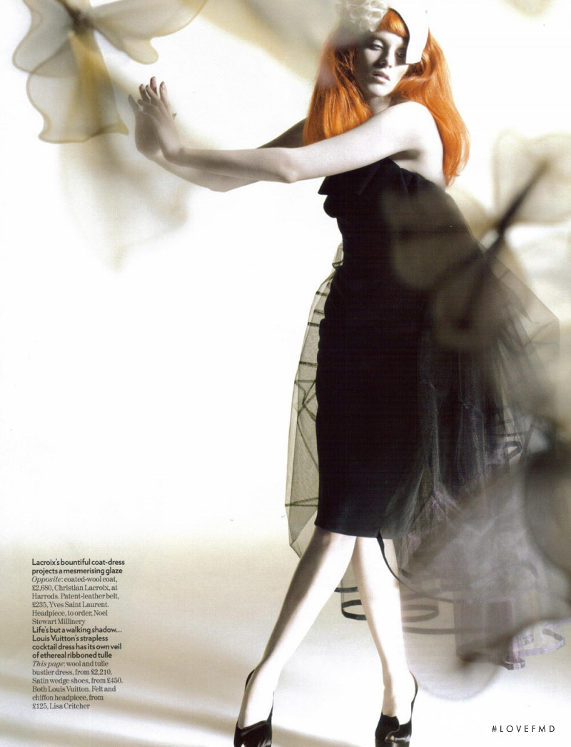 Karen Elson featured in Sculpture Class, October 2008