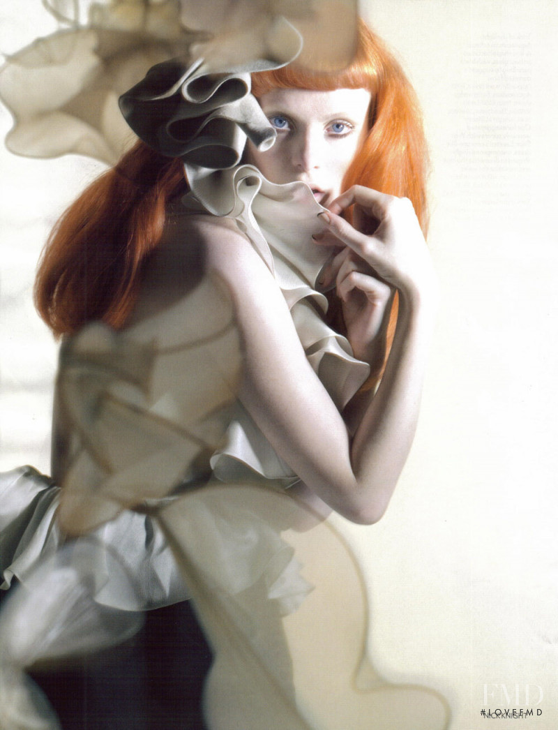 Karen Elson featured in Sculpture Class, October 2008