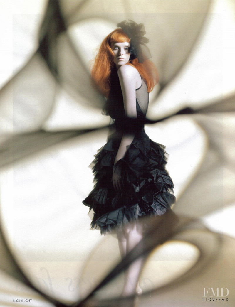 Karen Elson featured in Sculpture Class, October 2008