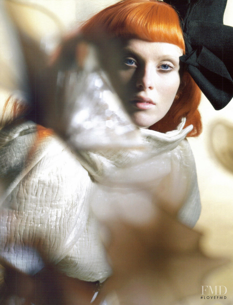 Karen Elson featured in Sculpture Class, October 2008