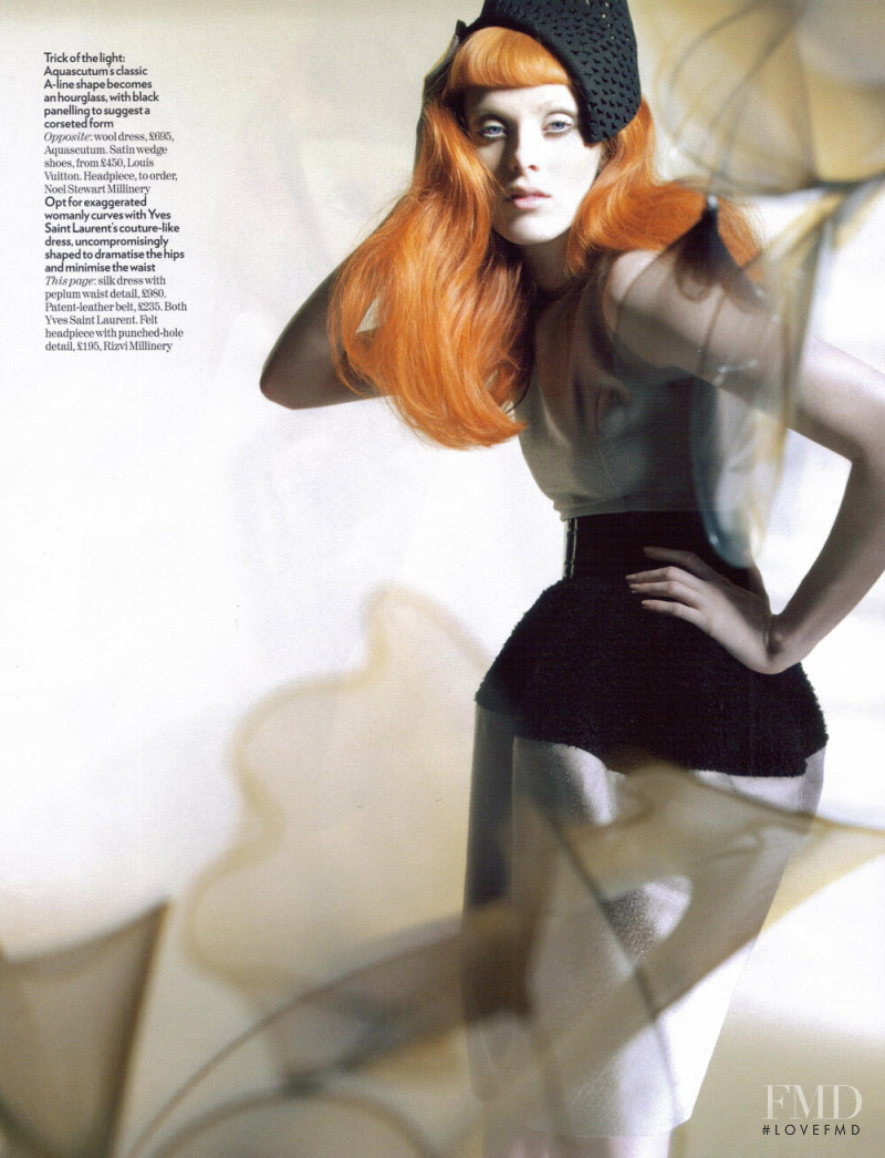 Karen Elson featured in Sculpture Class, October 2008