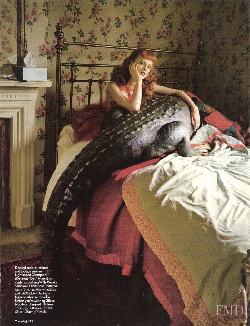 Karen Elson featured in Tales of the Unexpected, December 2008