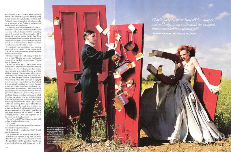 Karen Elson featured in Tales of the Unexpected, December 2008