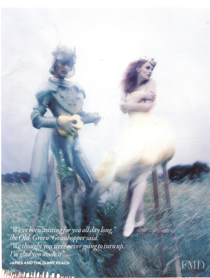 Karen Elson featured in Tales of the Unexpected, December 2008