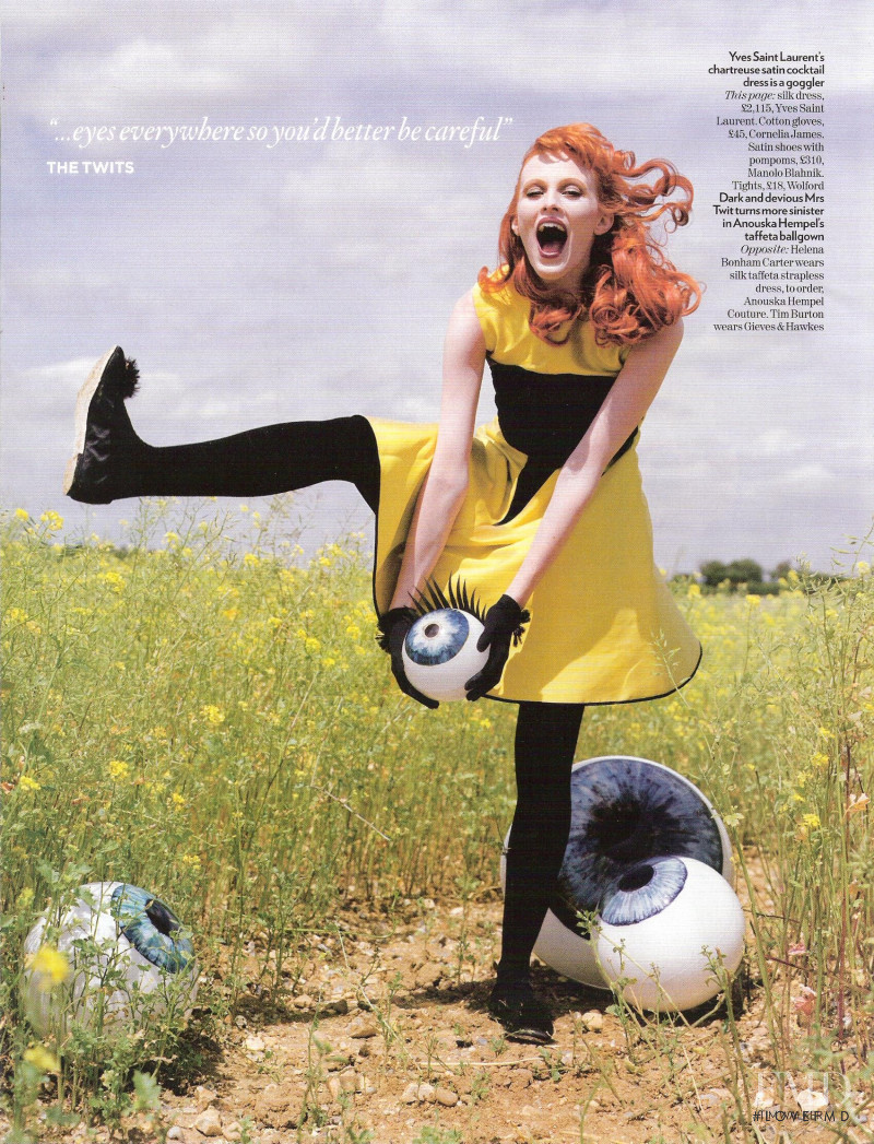 Karen Elson featured in Tales of the Unexpected, December 2008