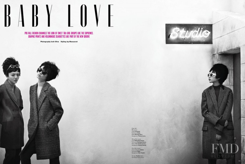 Rila Fukushima featured in Baby Love, August 2011