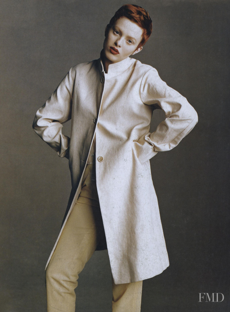 Karen Elson featured in Sophisticated Lady, March 1998