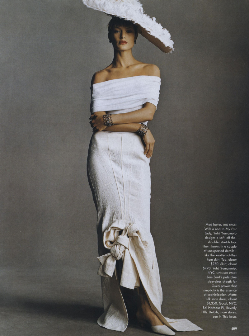 Carolyn Murphy featured in Sophisticated Lady, March 1998