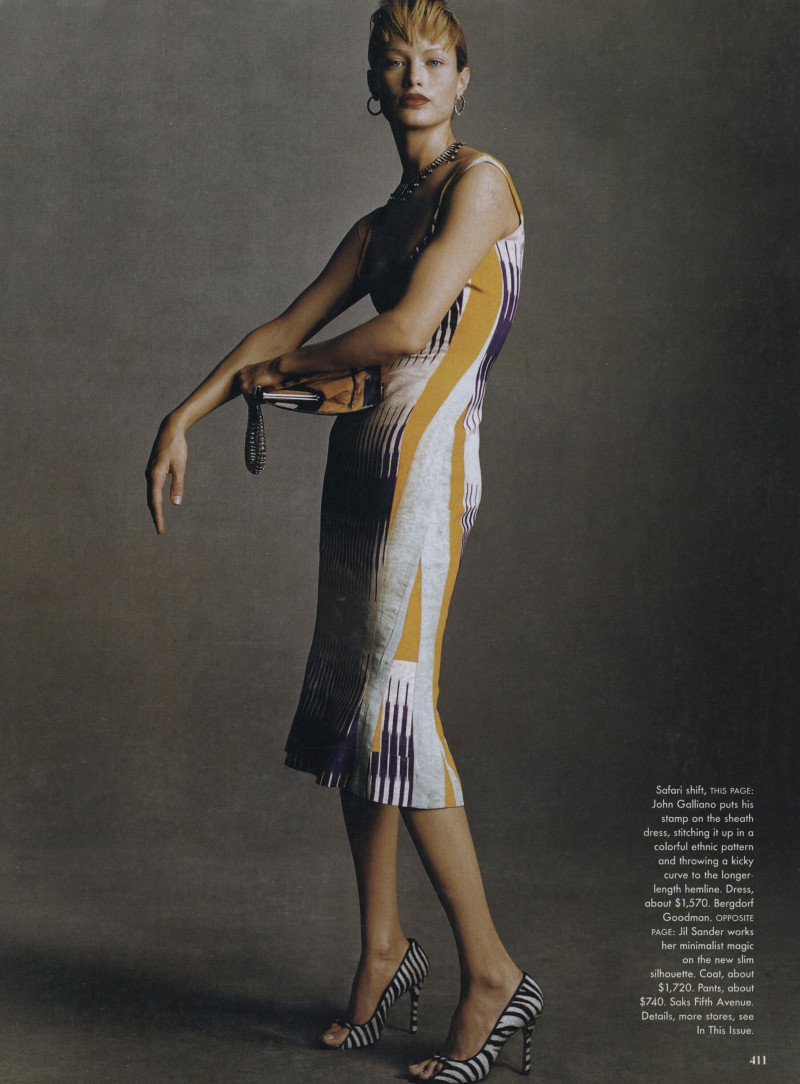 Carolyn Murphy featured in Sophisticated Lady, March 1998