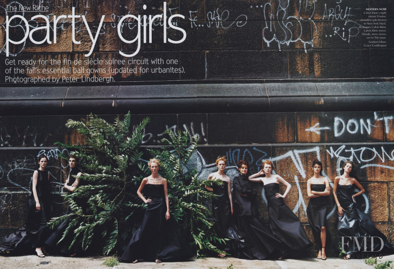 Emily Sandberg featured in The New Riche: Party Girls, September 1999