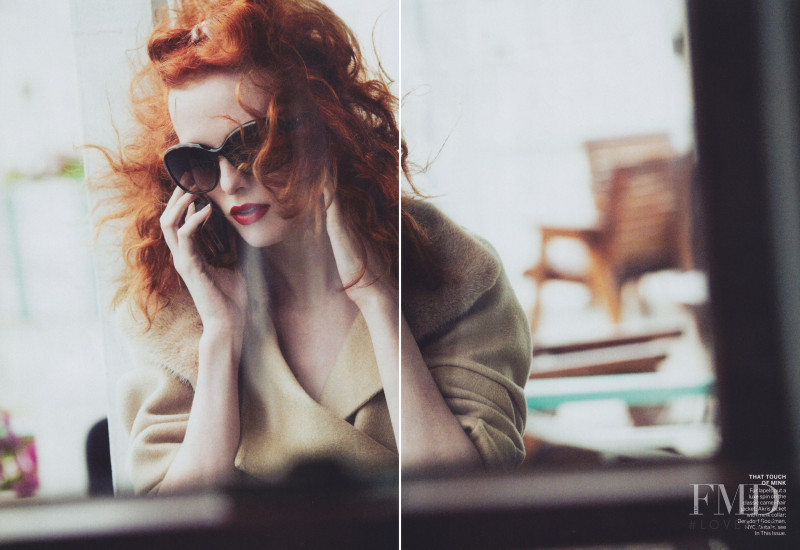 Karen Elson featured in A Winter\'s Pale, October 2011