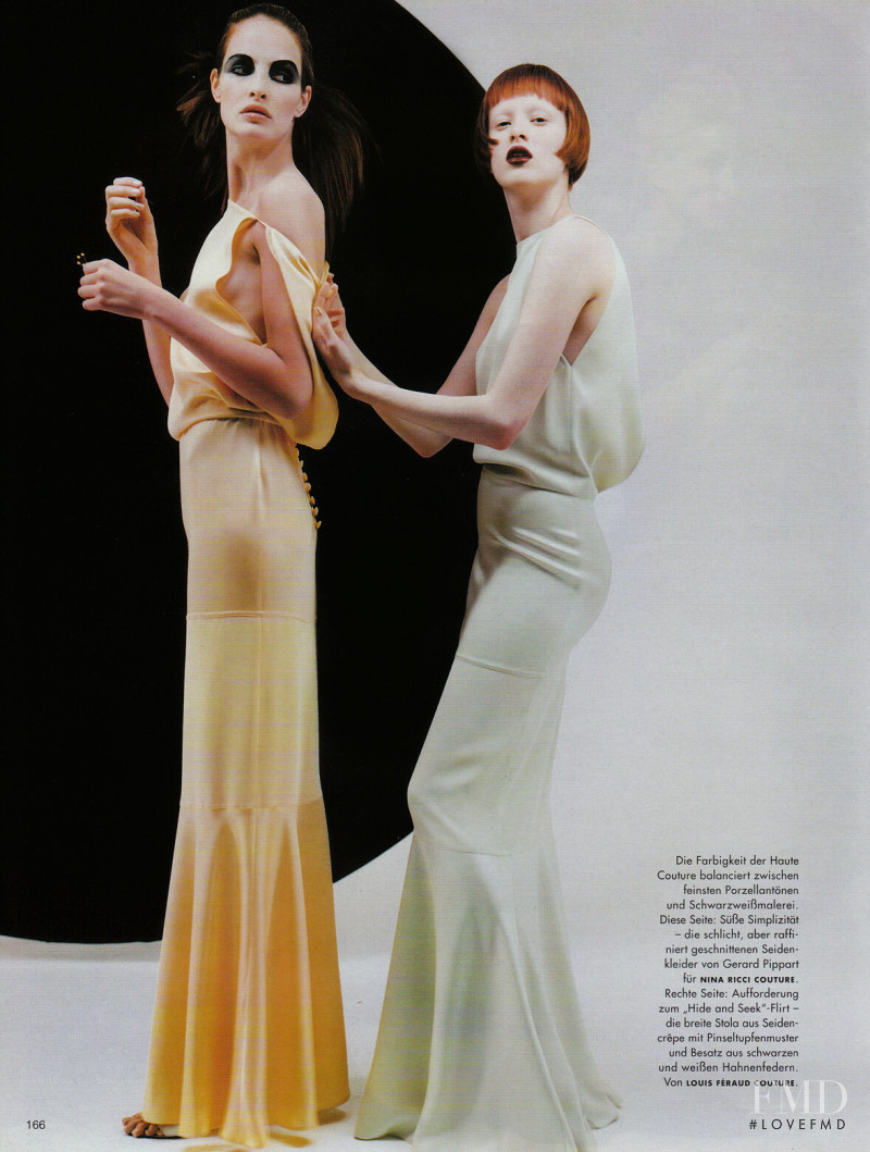 Karen Elson featured in Nichts Als Luxus, May 1997