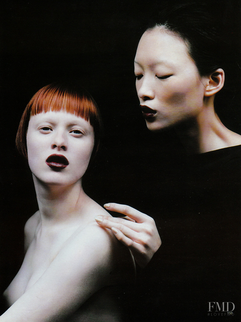 Karen Elson featured in Nichts Als Luxus, May 1997