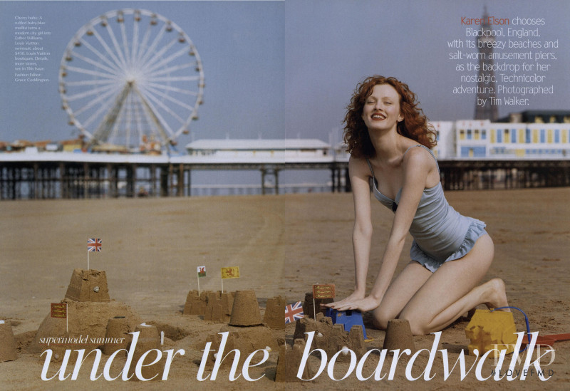 Kate Elson featured in Supermodel Summer: Under the Boardwalk, June 2003