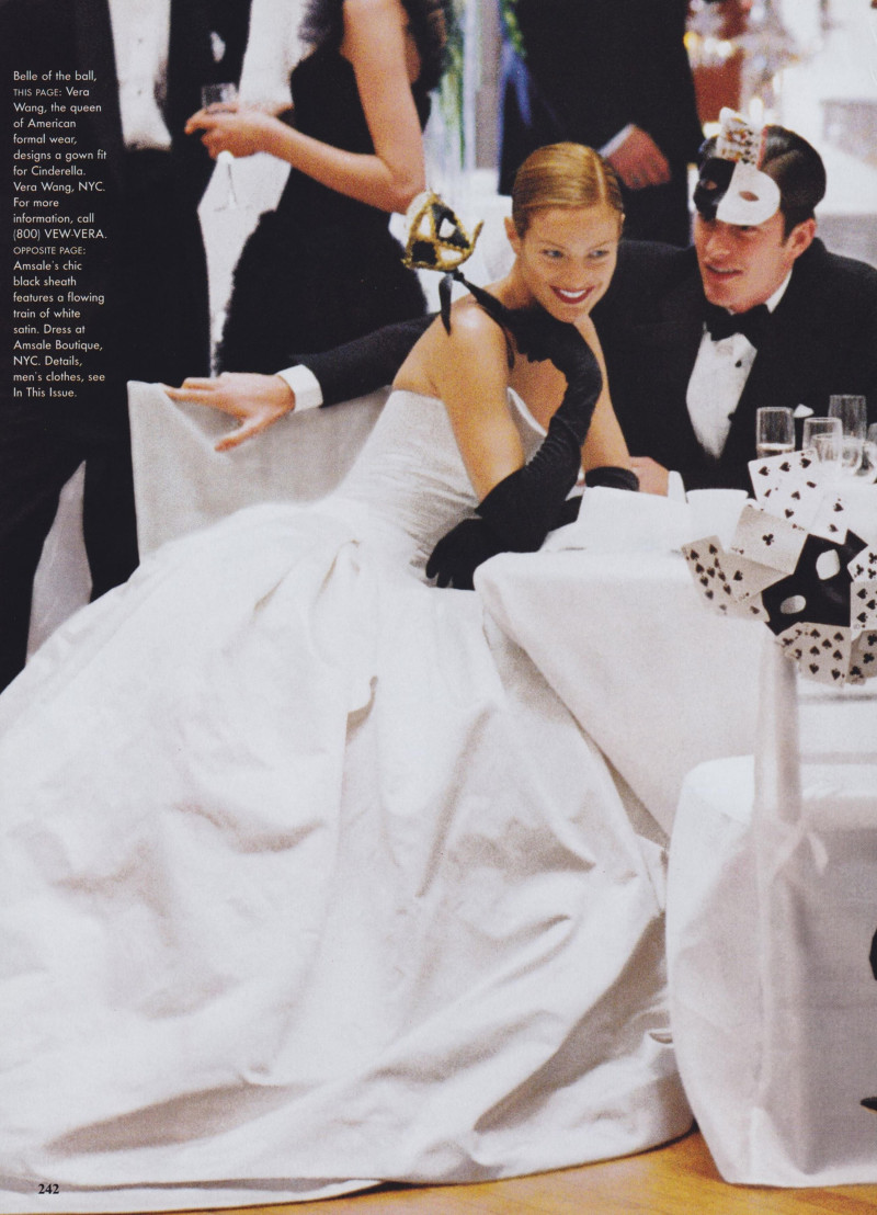 Carolyn Murphy featured in Having a Ball, December 1997