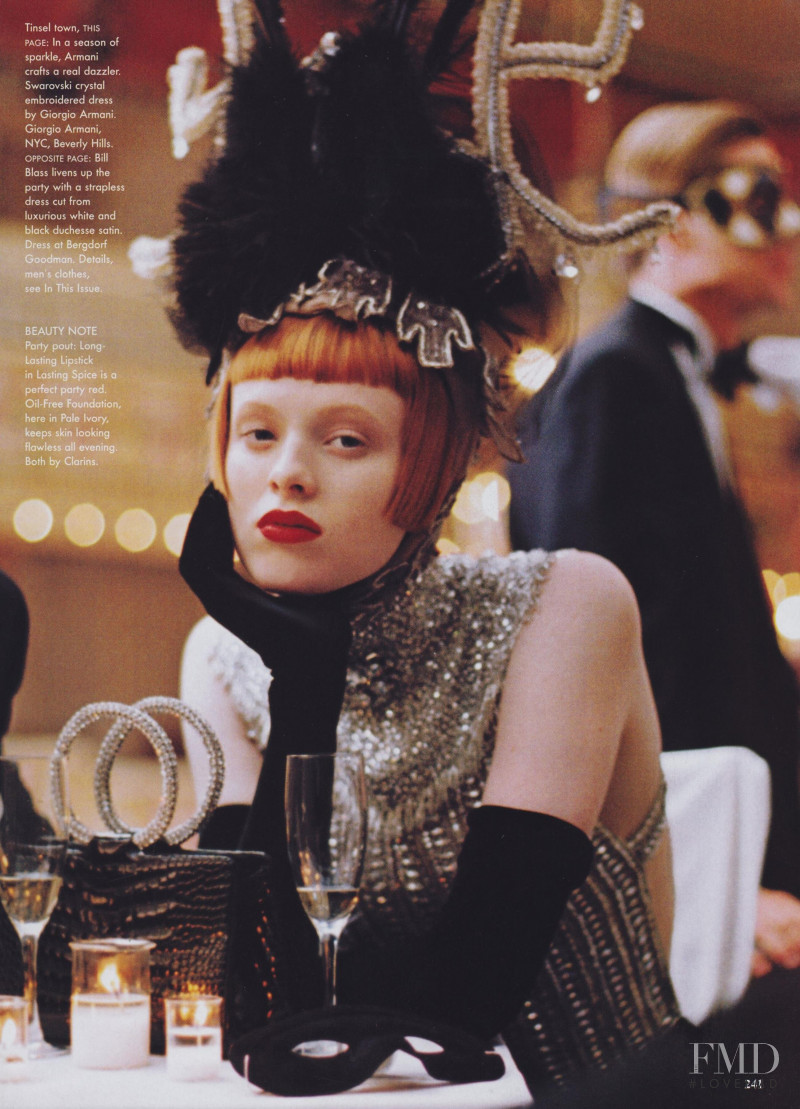 Karen Elson featured in Having a Ball, December 1997