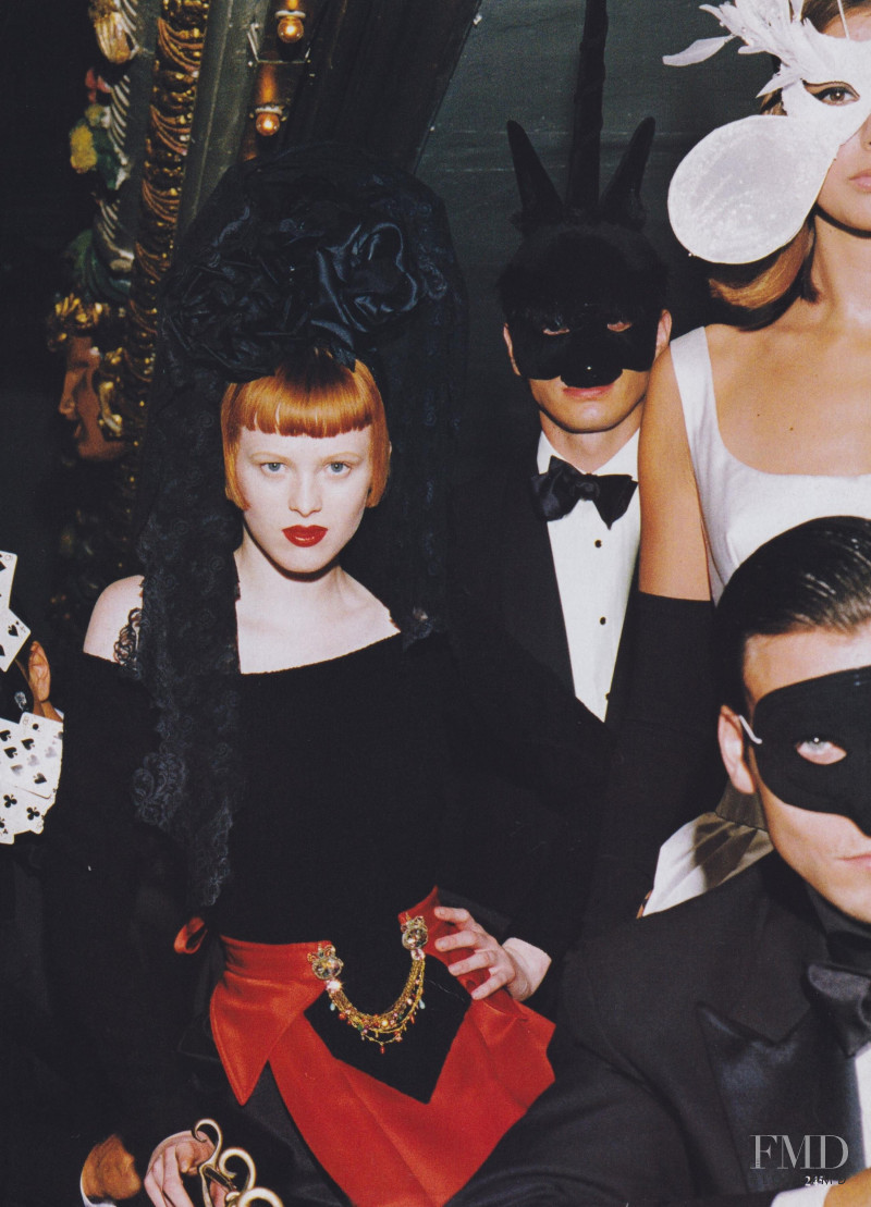 Karen Elson featured in Having a Ball, December 1997