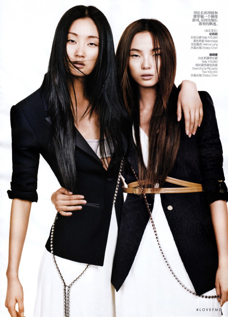 Xiao Wen Ju featured in Long And Lean, April 2011