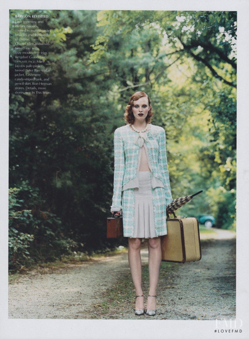 Karen Elson featured in American Splendor, November 2003