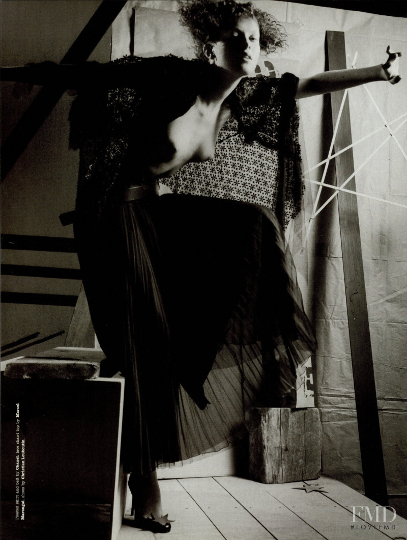 Karen Elson featured in The Shock Of The New, May 2002